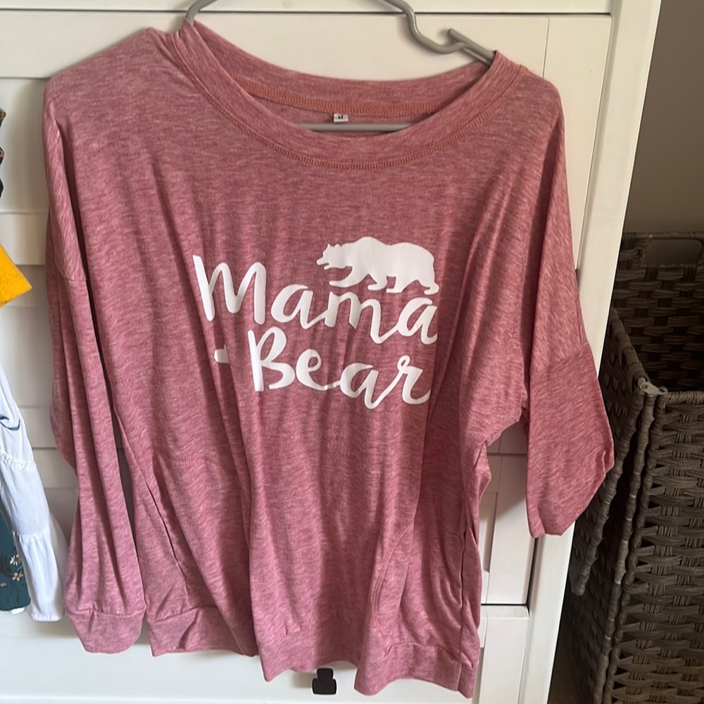 Mama bear thin long sleeve